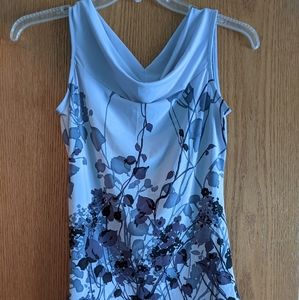The Limited Purple floral shell. NWT
